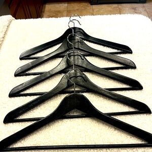 5 Wooden hangers